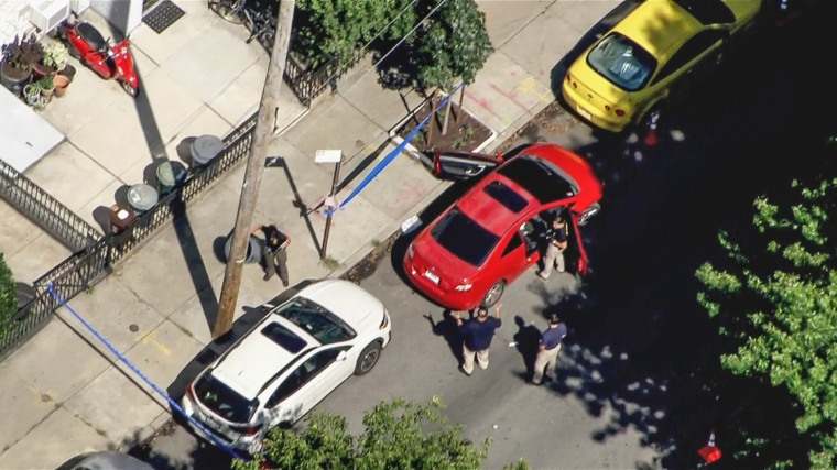 A 31-year-old man was shot to death near a Brooklyn Law & Order set Tuesday as he managed street parking for the show, the NYPD says.