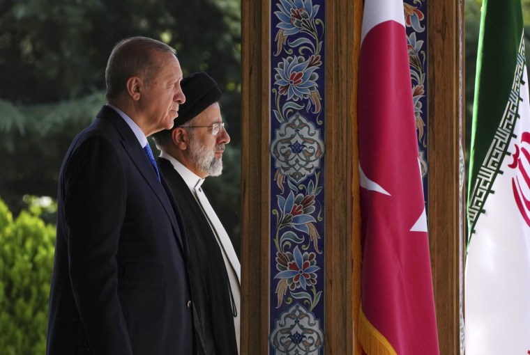 Image: Recep Tayyip Erdogan, Ebrahim Raisi