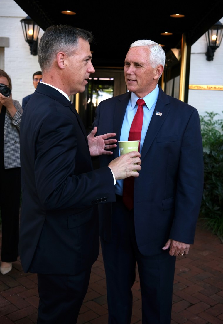 Image: Jim Banks Mike Pence