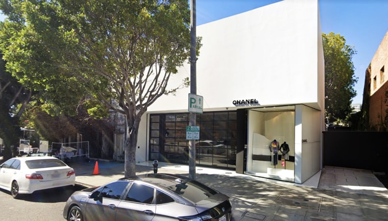 A Chanel store in Los Angeles