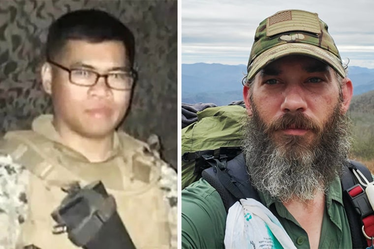 Andy Huynh y Alexander Drake, quienes fueron capturados y asesinados mientras luchaban en Ucrania. 