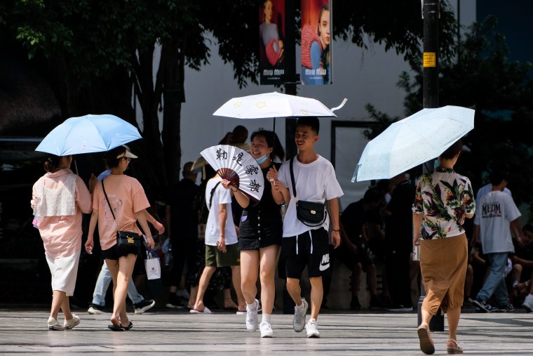 Heat Wave Hits Chongqing