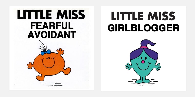 The meme style, which was initially created on Tumblr in 2021, depicts a character from the “Mr. Men” or “Little Miss” series with an intimate detail to describe them.