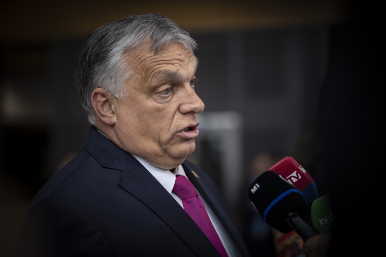 Viktor Orban At The Special Meeting Of The European Council In Brussels