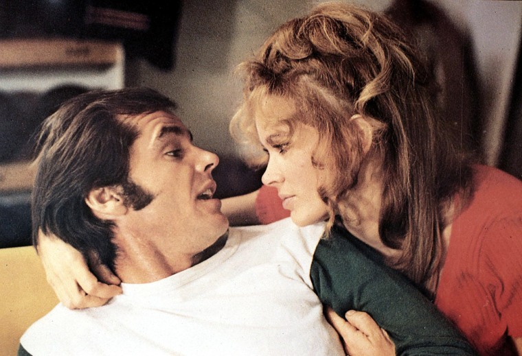 Jack Nicholson and Karen Black in "Five Easy Pieces."