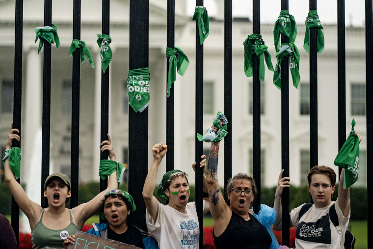 Abortion Rights Activists Protest in Washington DC