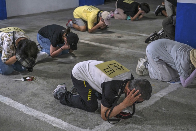 Taipei's Annual Air Raid Drill