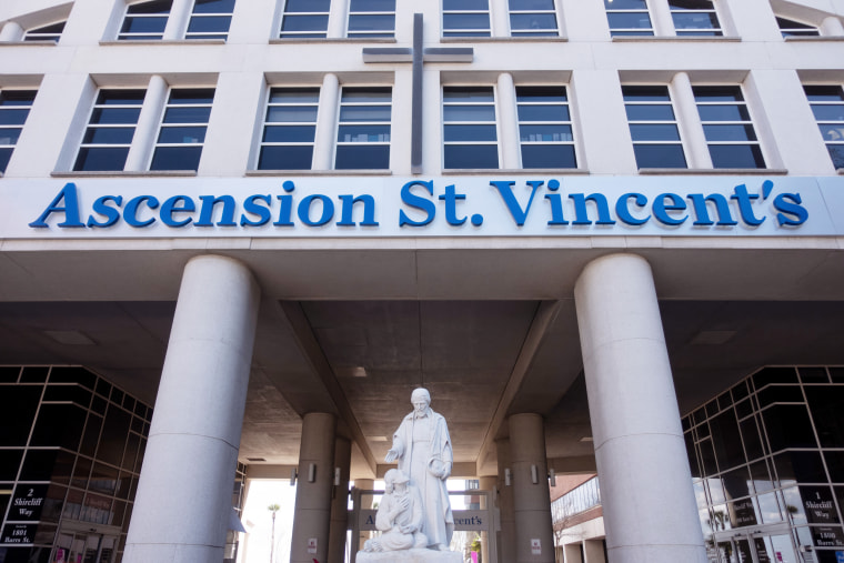 The Ascension St. Vincent's Riverside Hospital in Jacksonville, Fla.