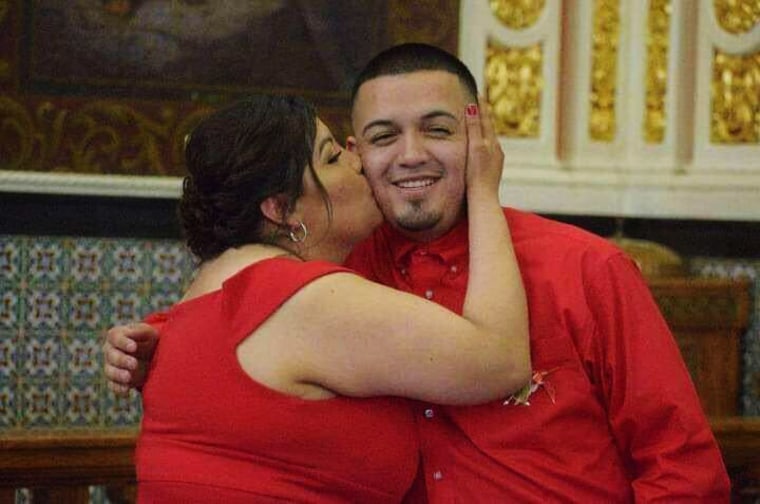 Jorja Rodriguez with her son José Cruz Rodriguez