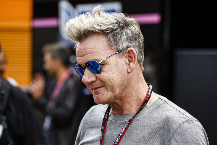 Gordon Ramsay attends the Formula 1 Grand Prix of Austria on July 10, 2022, in Spielberg, Austria.