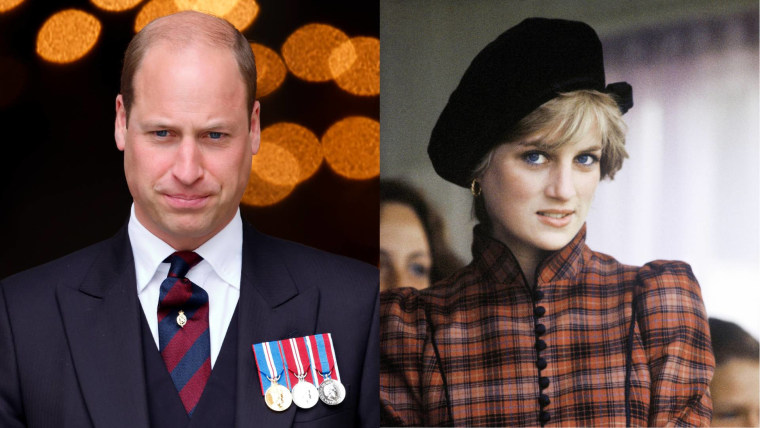 El príncipe William y la princesa Diana