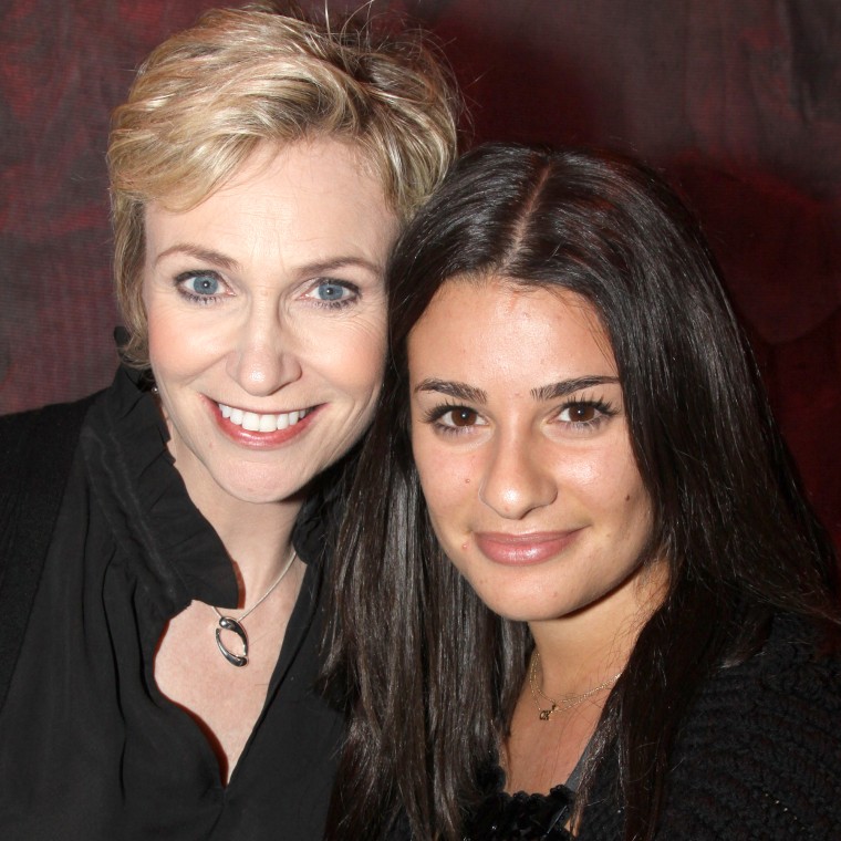 Jane Lynch on Leaving Funny Girl Reacts to Lea Michele Joining