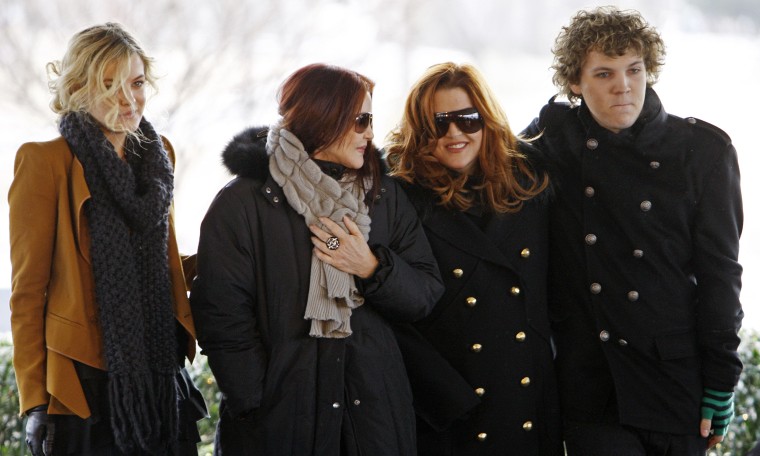 Priscilla Presley, Lisa Marie Presley, RIley Keough, Benjamin Keough