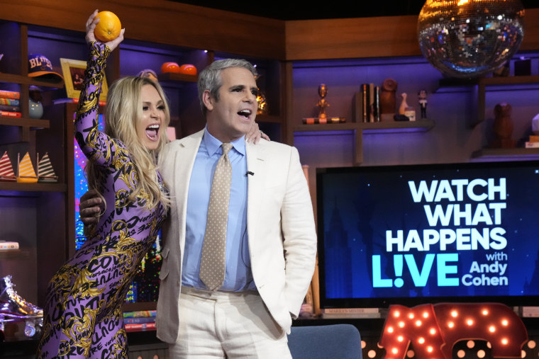  Tamra Judge showed up on ‘Watch What Happens Live with Andy Cohen" to break the news that she’s returning to “The Real Housewives of Orange County."