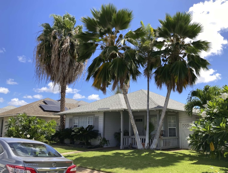 The Hawaii home where U.S. defense contractor Walter Glenn Primrose and his wife, Gwynn Darlle Morrison, lived for years allegedly under aliases.