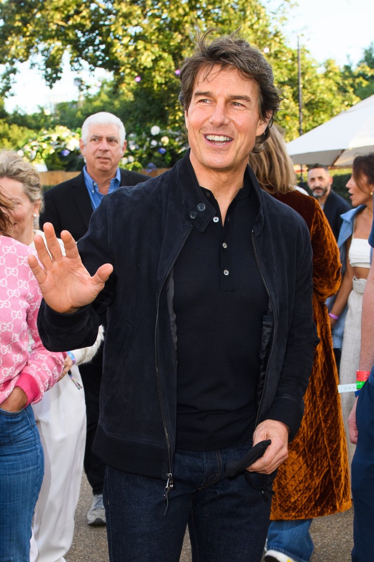 Tom Cruise attends the American Express present BST Hyde Park event on July 1, 2022 in London, England.