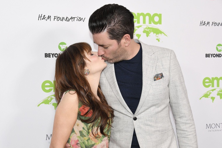 Zooey Deschanel and Jonathan Scott