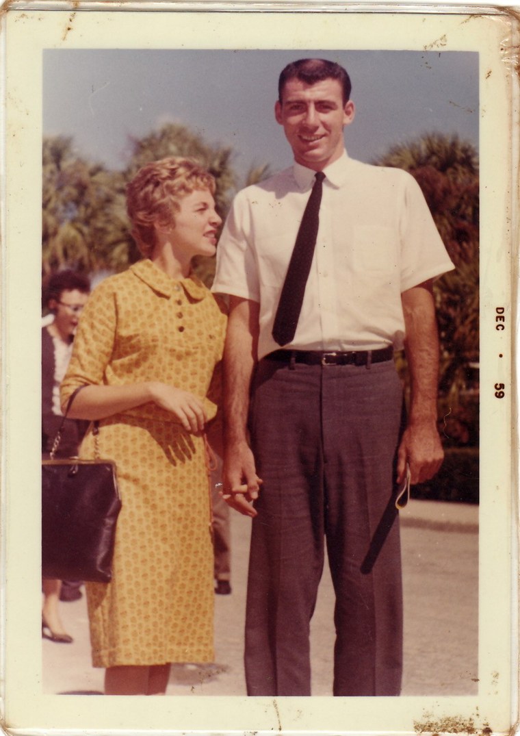 Penny with Pete, the man she loved.