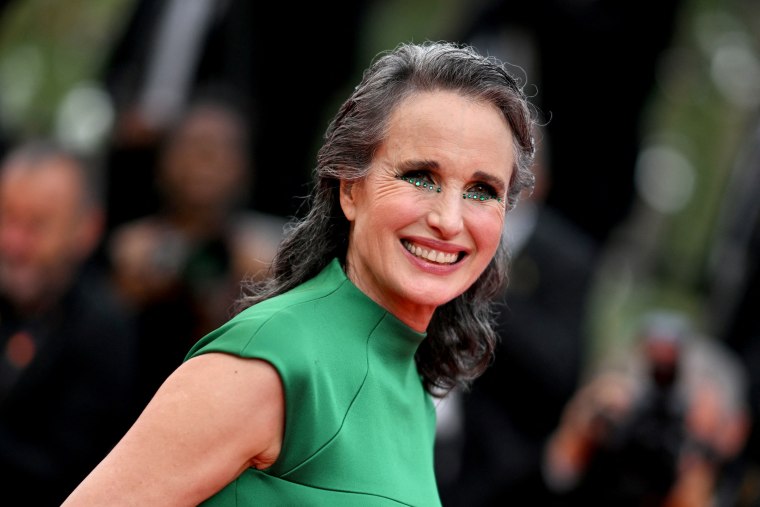 Andie MacDowell Reveals How Embracing Her Gray Hair Has Made Dating 'Better