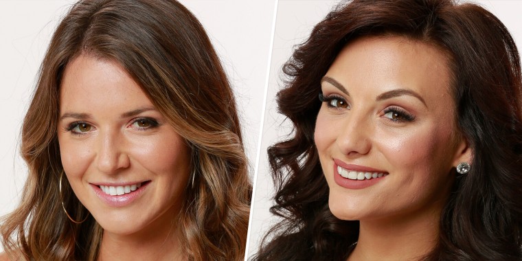 (L-R) "Big Brother" Season 20 contestants Angela Rummans and Rachel Swindler.