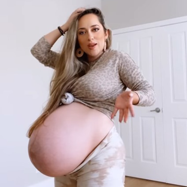Eliana Rodriguez said people gawked at her pregnant stomach for its larger size.