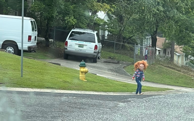 Seeing a life-sized Chucky doll lurking in a neighbhorhood didn't feel like "child's play" for three women in Alabama. The 5-year-old in the costume was just having some innocent fun, it turns out.