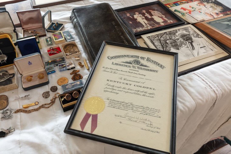 Memorabilia found in Colonel Sanders's home Blackwood Hall.