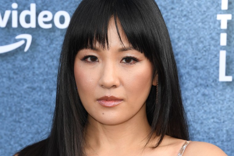 Constance Wu arrives at the "The Terminal List" premiere on June 22, 2022 in Los Angeles, Calif..
