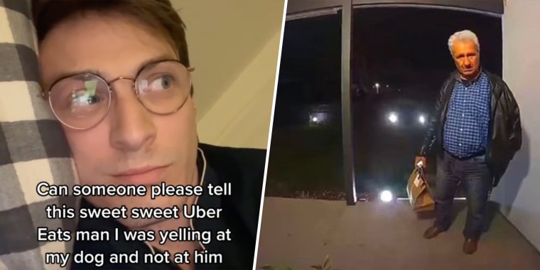 "I'm genuinely losing sleep over this," Mark Polchleb captioned his initial TikTok. "He was so sweet and my dog is a menace."
