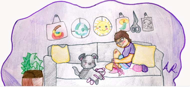 10-year-old Alithia Haven Ramirez's Doodle for Google submission.