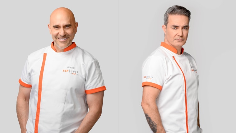 Héctor Suárez Gomís y Mauricio Islas, concursantes de 'Top Chef VIP'.