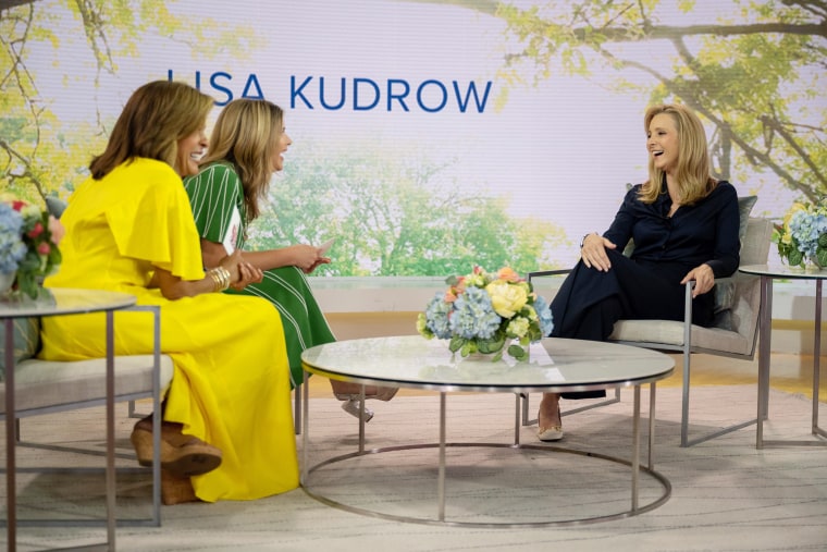 Lisa Kudrow talks with Hoda Kotb and Jenna Bush Hager on "TODAY With Hoda & Jenna."