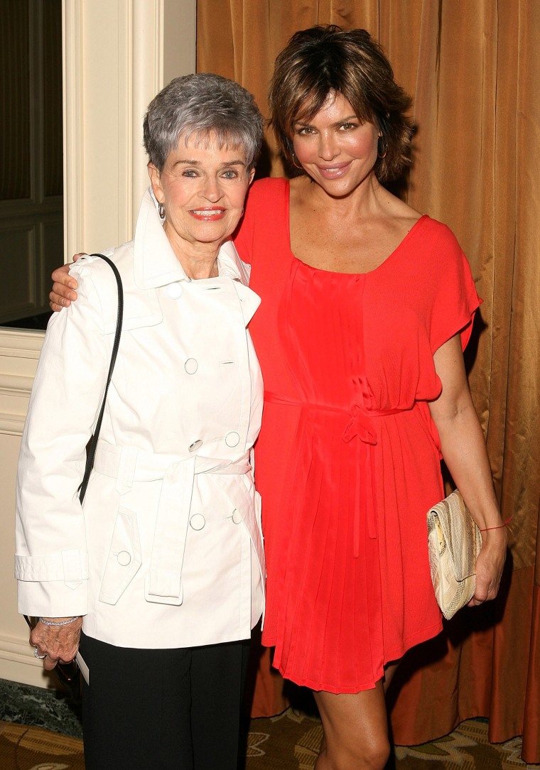 Mother and daughter in 2008.