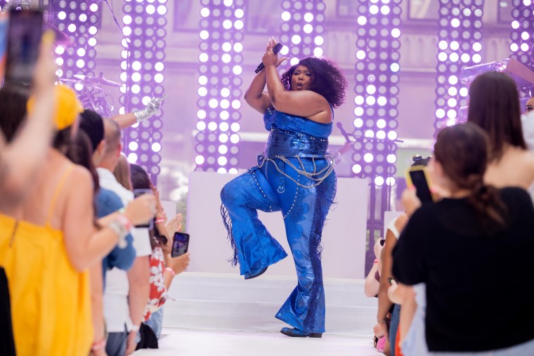 Lizzo dances onstage during TODAY's  Citi Concert Series.