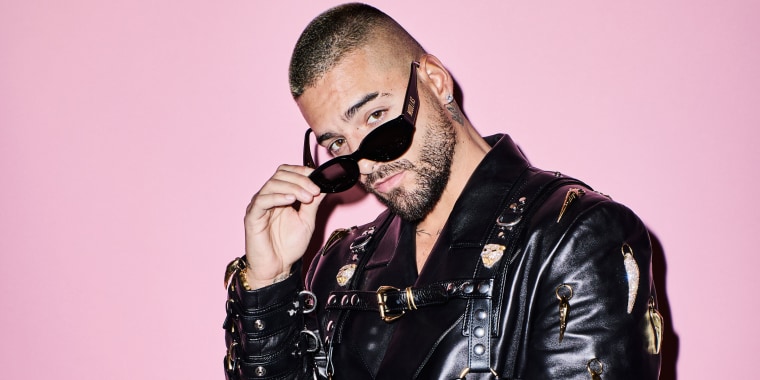 Maluma poses during a portrait session at the MTV EMAs 2021 on Nov. 14, 2021 in Budapest, Hungary.