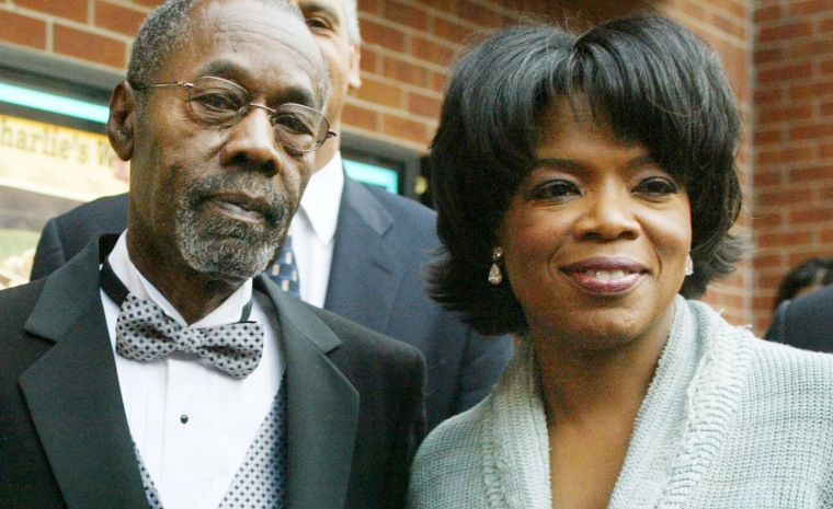 Oprah Winfrey Attends Premiere With Father