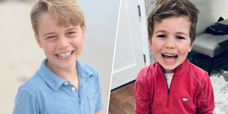 Dylan Dreyer thinks the future king and Calvin have similar smiles. 