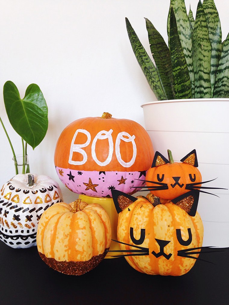40 Pumpkin Decorating Ideas - Easy No-Carve Pumpkin Ideas