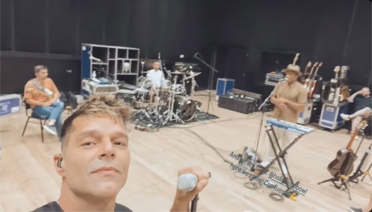 The singer shared a video his rehearsals before his first concert at the Hollywood Bowl.