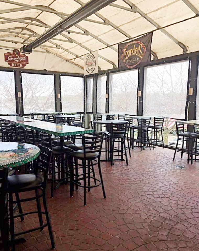 The interior of East Park Tavern.