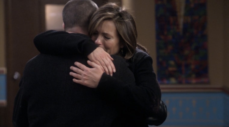 Chris Meloni as Elliot Stabler and Mariska Hargitay as Olivia Benson