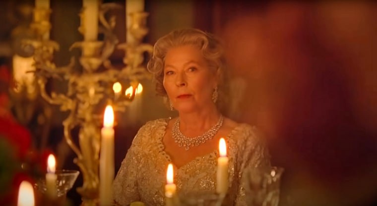 Stella Gonet as Queen Elizabeth II in "Spencer."