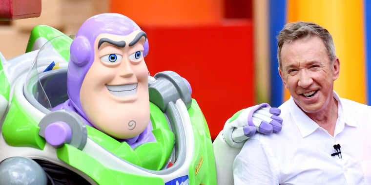 Allen told "Extra" the new "Lightyear" movie doesn't have a "connection" to the toy he voiced in the "Toy Story" series.