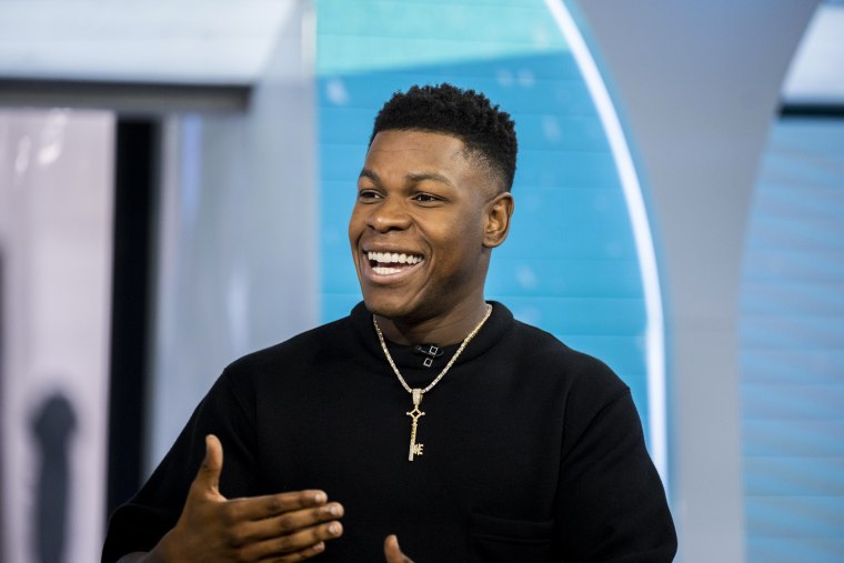 Image: John Boyega on the TODAY show on August 17, 2022.