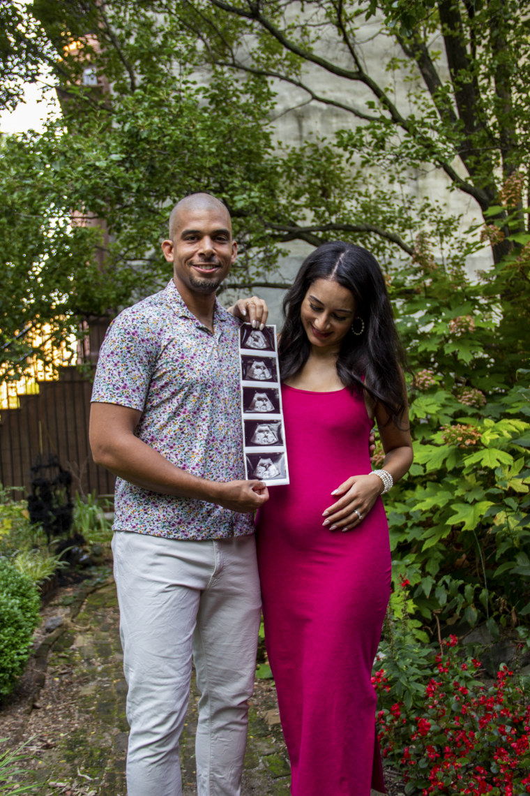 Image: NBC correspondent Morgan Radford and her husband, David Williams, are expecting their first child together.