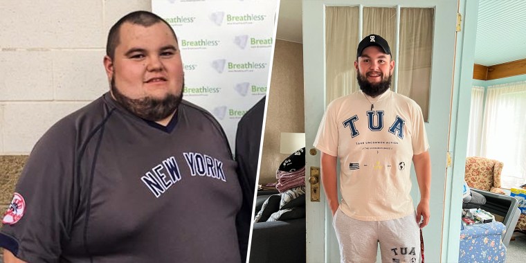 Doctors told Jacob Stevens he wouldn't make it to middle age if he didn't lose weight. Now, after losing 200+ pounds, he's taking part in runs and bodybuilding competitions.