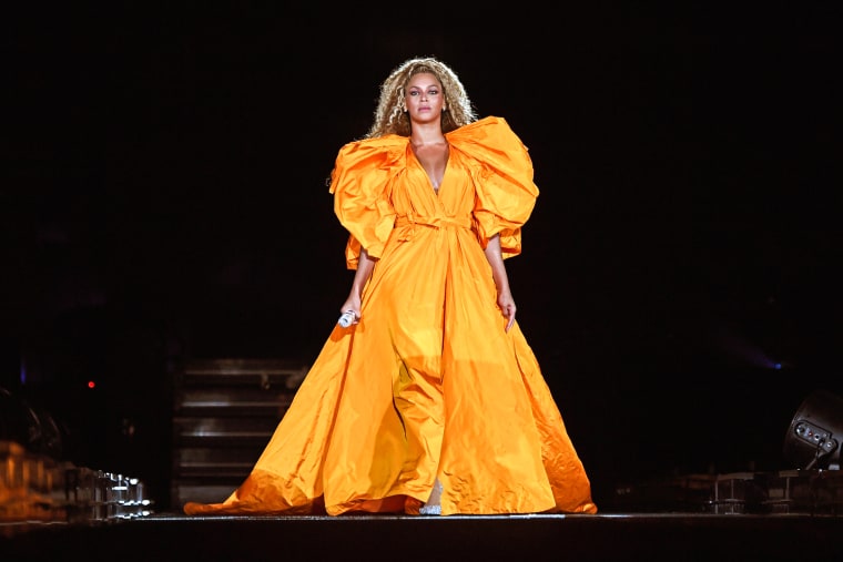 Beyonce performs on Aug. 2, 2018, in East Rutherford, N.J.