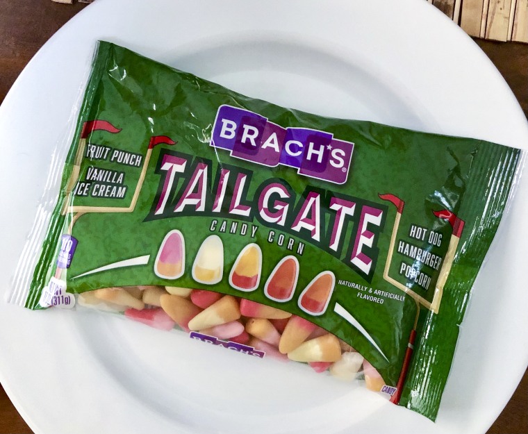 Brach’s new Tailgate Candy Corn comes with a classic gridiron theme to complement its crazy cookout flavors.