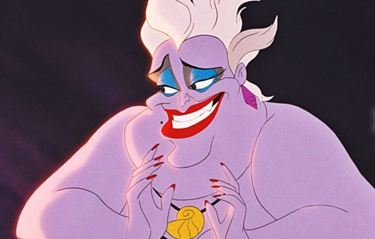 Ursula at Disney "The little Mermaid."