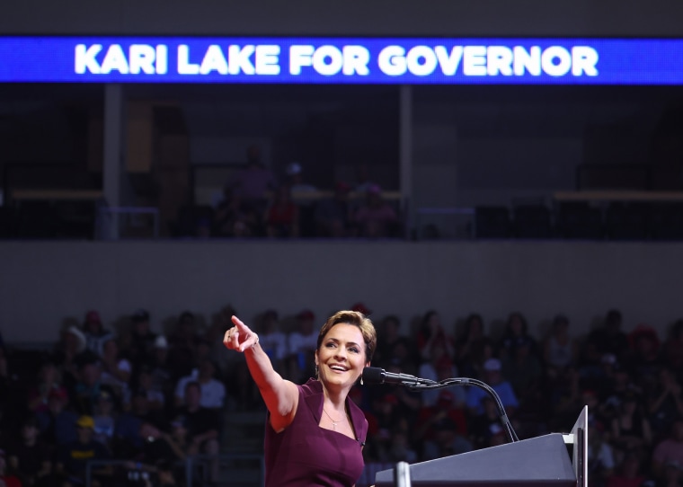 Republican candidate for governor Kari Lake